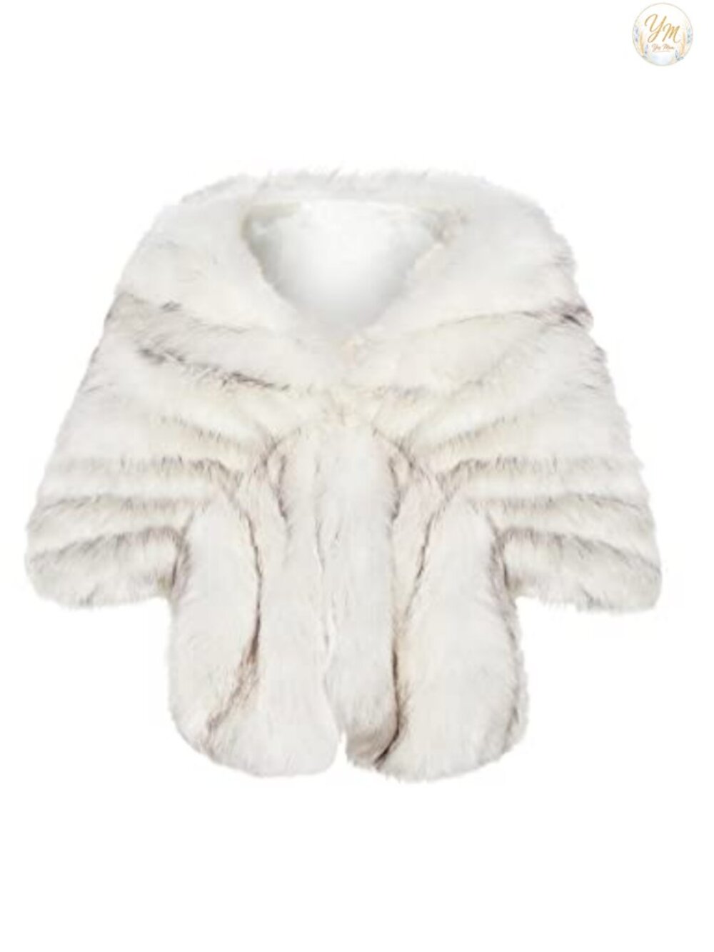 Faux Fur Collar Wrap Scarf Shawl Evening Cape Winter Cover Up